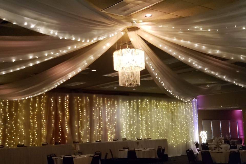 Offering Ceiling Draping!