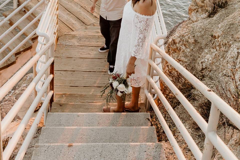 Shell Beach Elopement