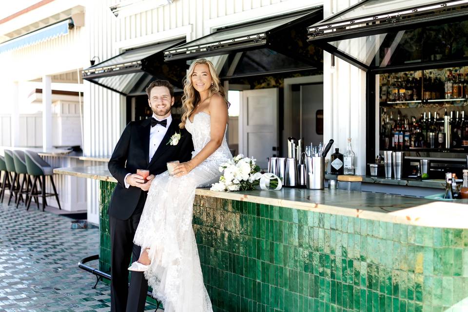 Bride & groom portrait