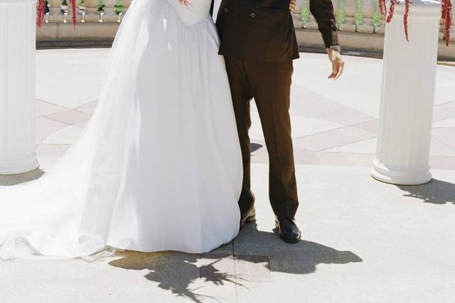 Bride and groom