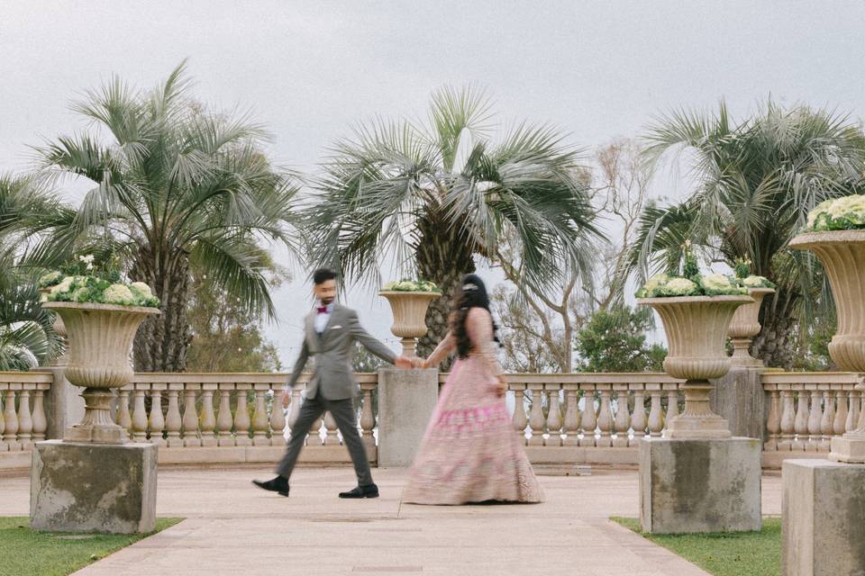 Bride and Groom Parterre