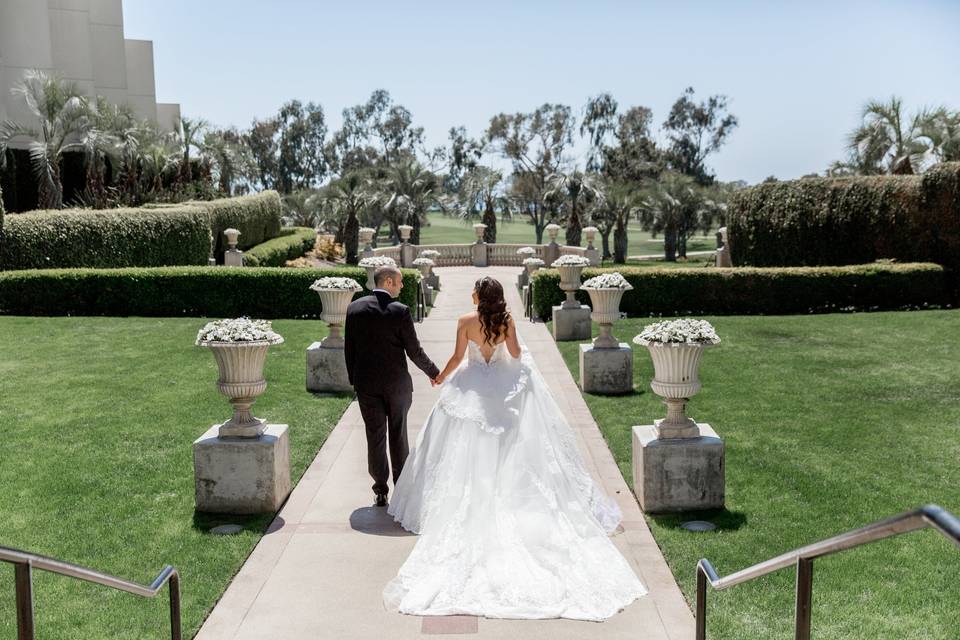 Bride and Groom Parterre