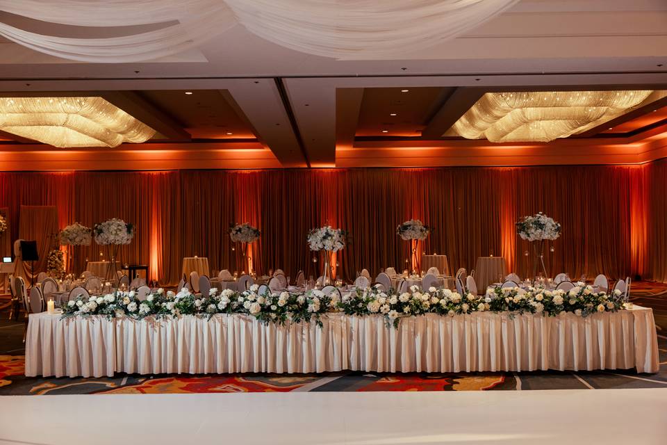 Close up kings table