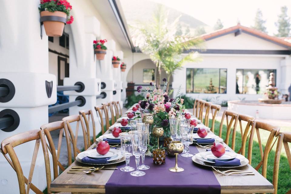 Fountain Courtyard Reception