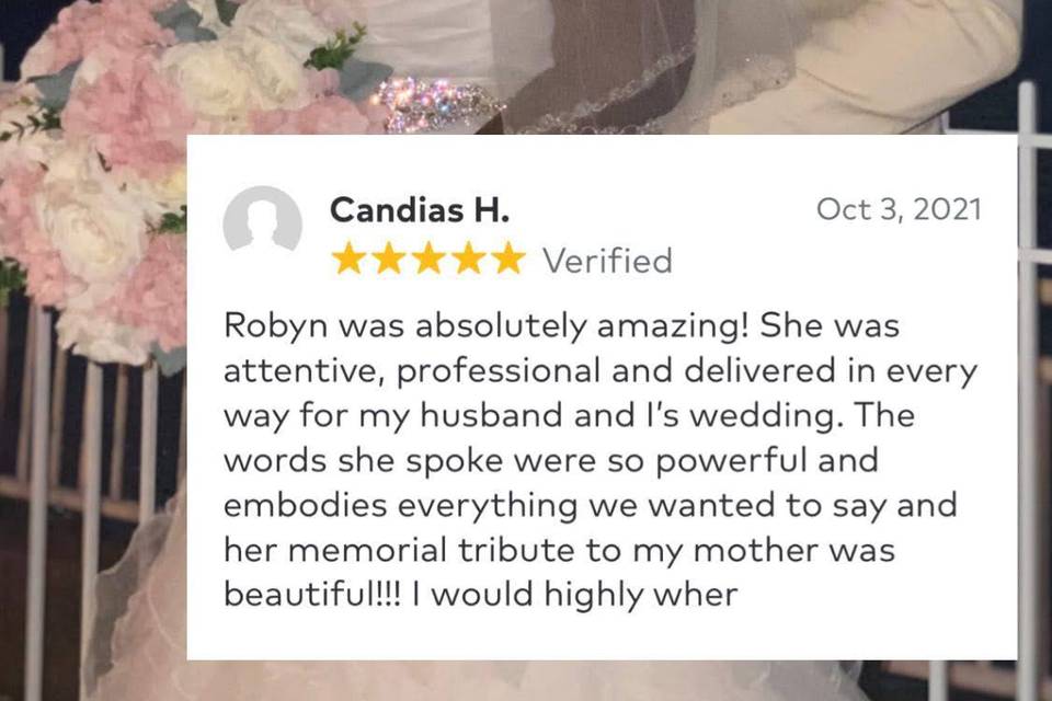 Black Wedding Officiant Review
