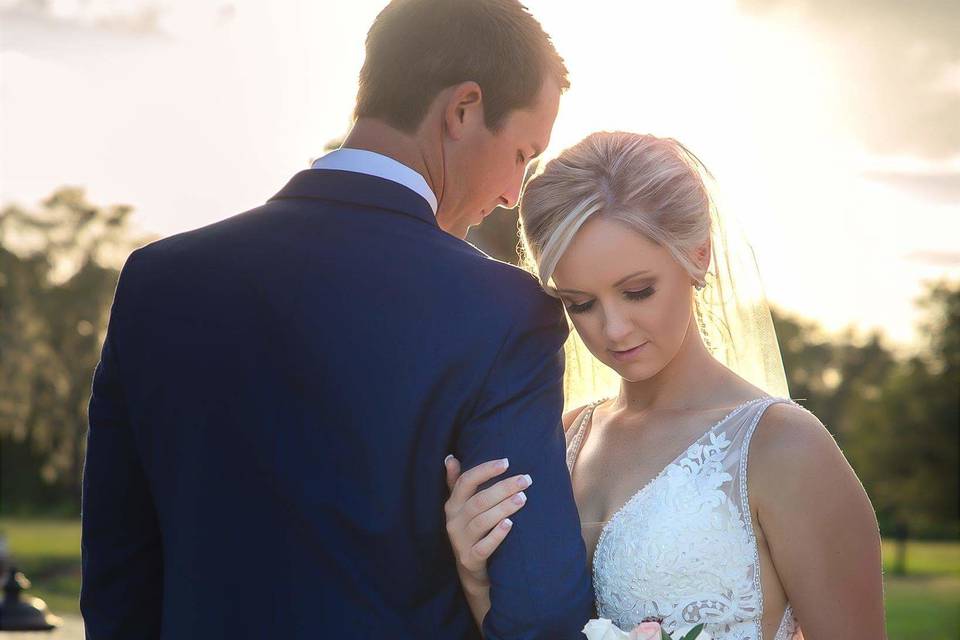 Groom and bride