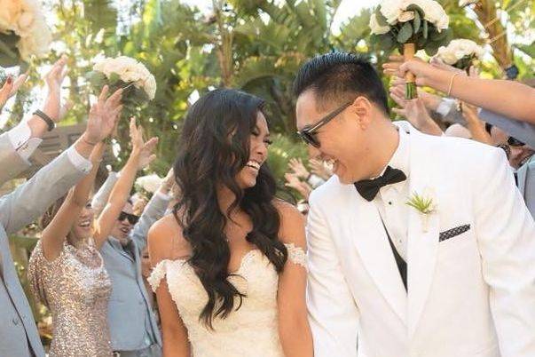 Newlywed couple