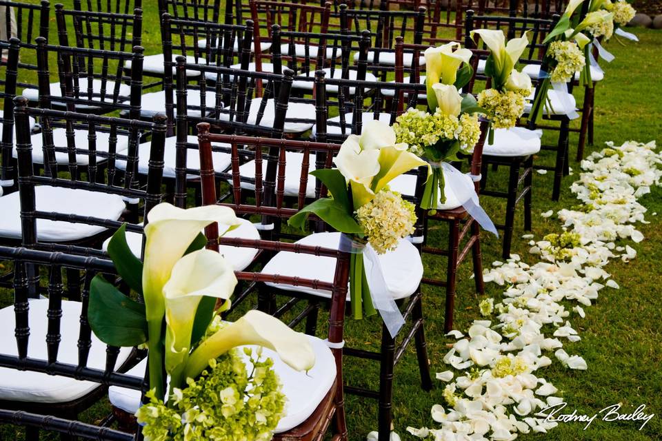 Ceremony side chair details