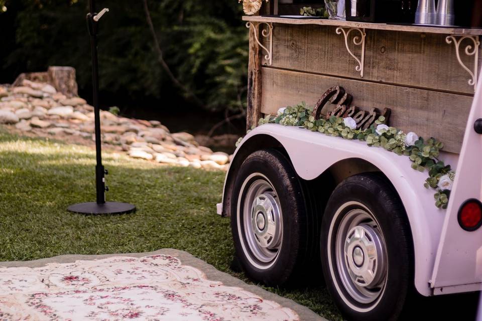 Ceremony on Brick Patio