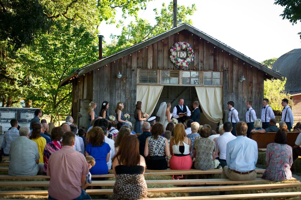 Barn wedding