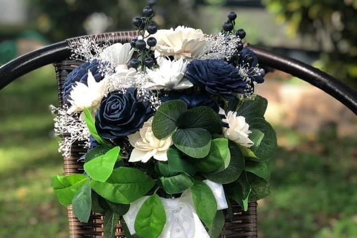 Wood Flower Bouquet