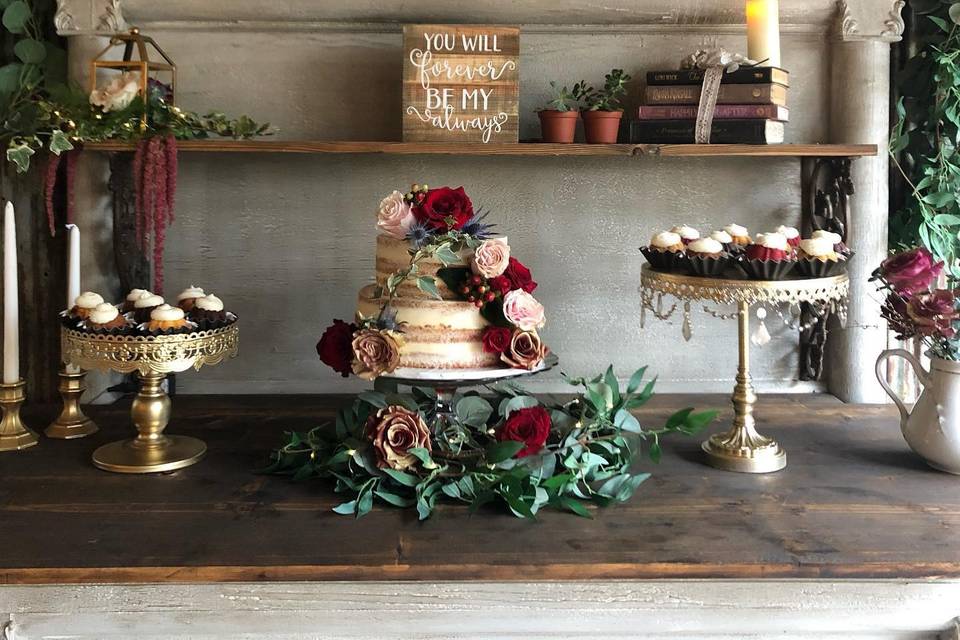 Cake and dessert table
