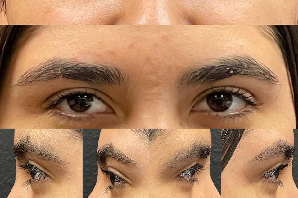 Lash lift and brow wax