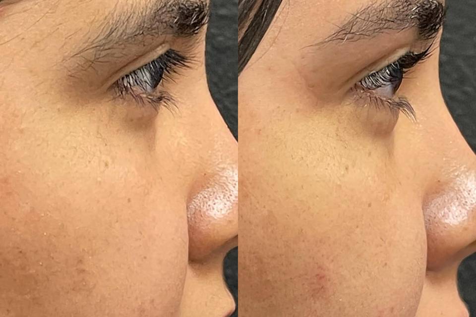 Lash lift and brow wax