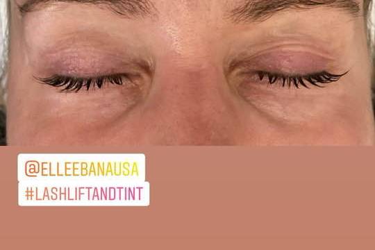 Lash Lift with tint