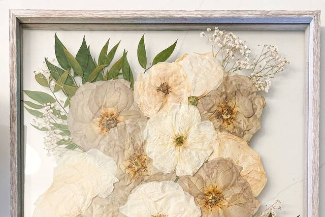 16x20 oak floral preservation