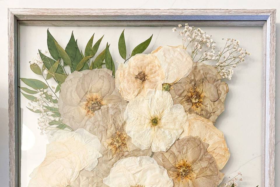 16x20 oak floral preservation