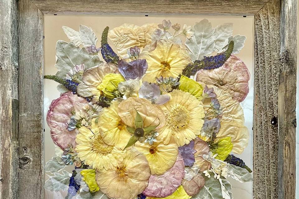 12x12 pressed barnwood