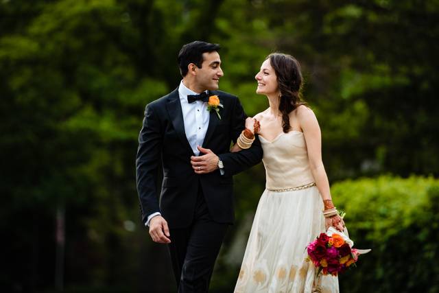Couple walking together