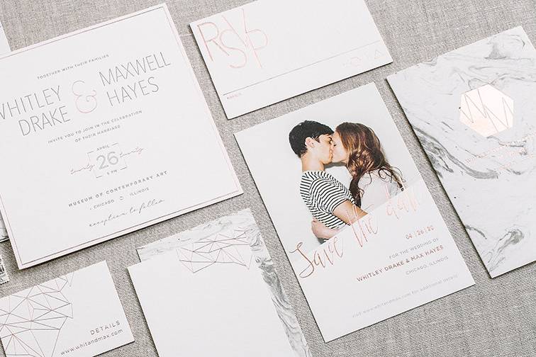 Paper Rock Scissor  Custom Luxury Wedding Invitation Studio