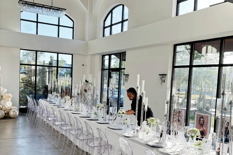 Great hall set up