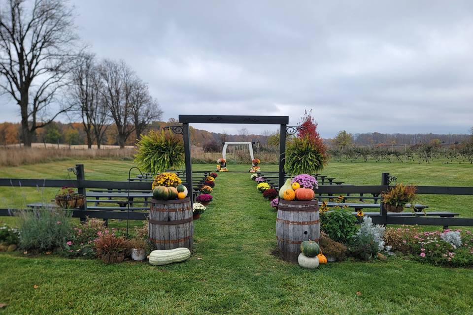 Fall Outdoor weddings