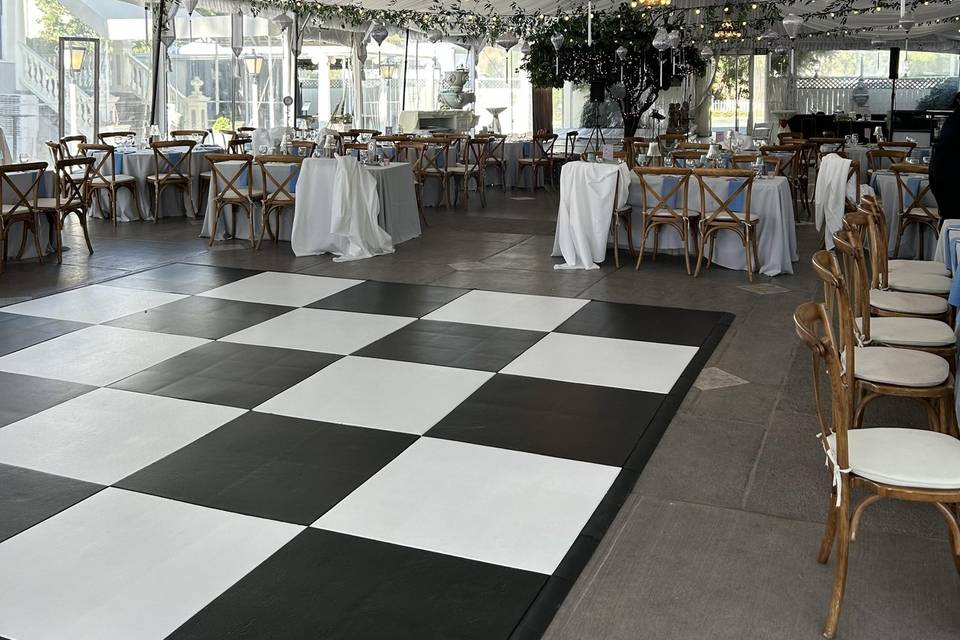 Black & White Dance Floor