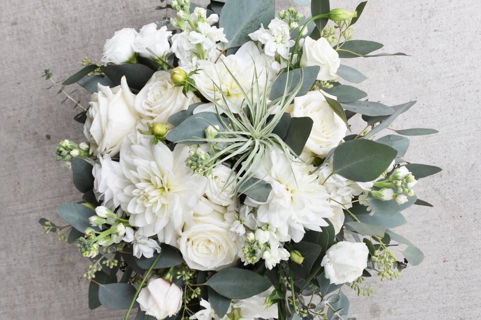 All-White bouquet