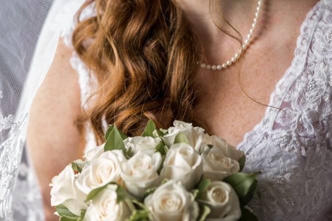 Bride hair and makeup
