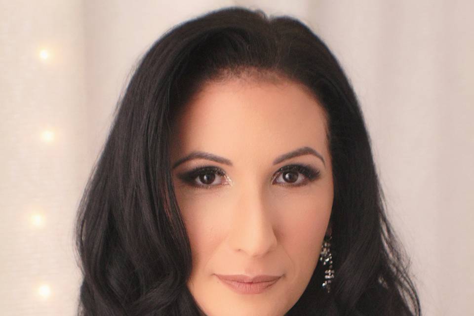 Bride hair and makeup