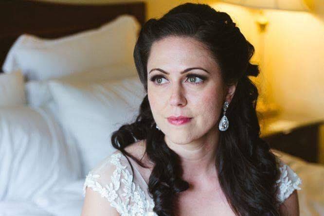 Bride hair and makeup