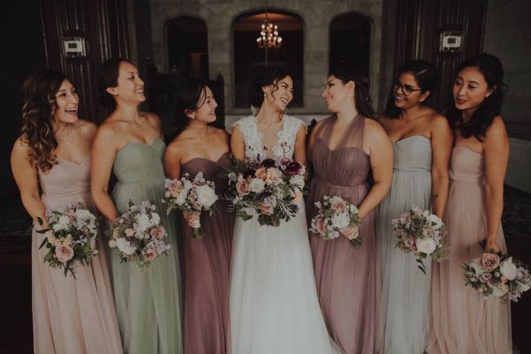 Bride hair and makeup