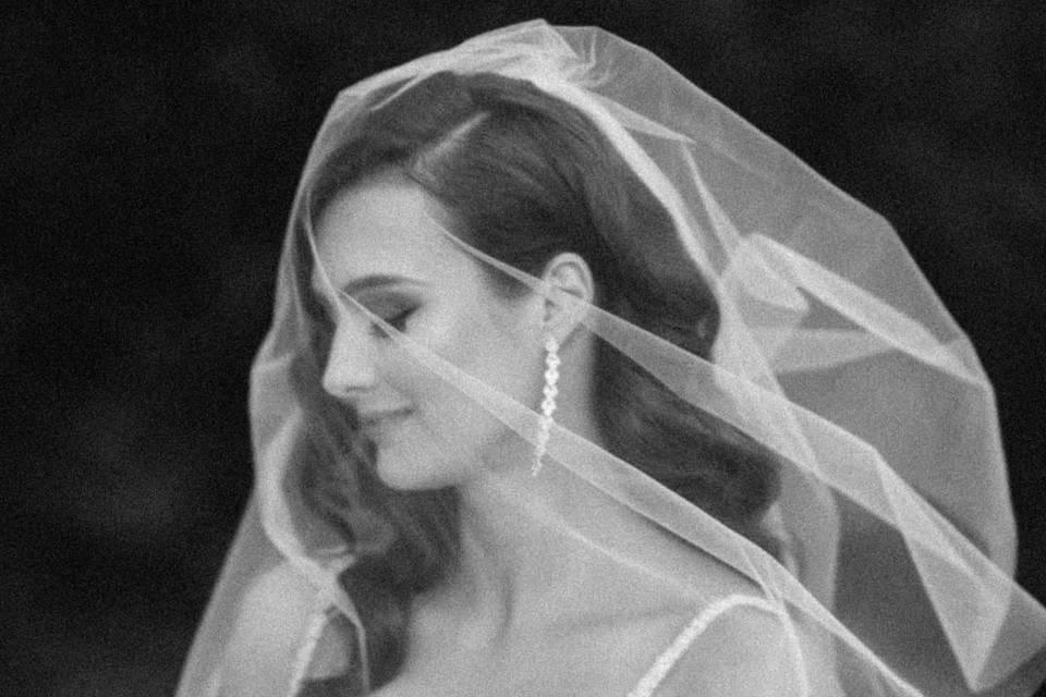 Bride hair and makeup