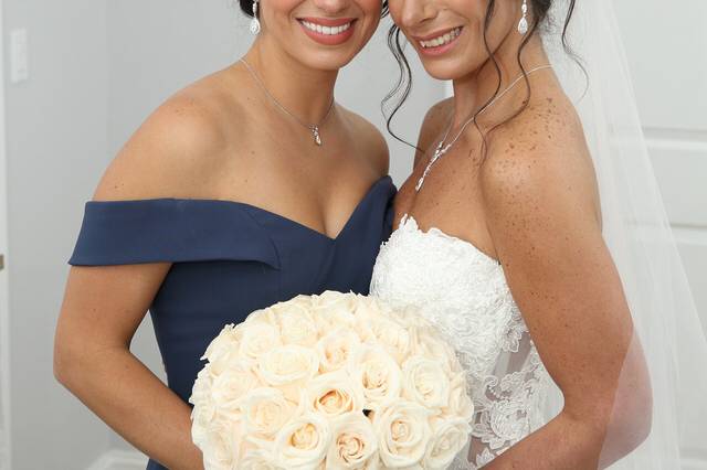 Bride hair and makeup