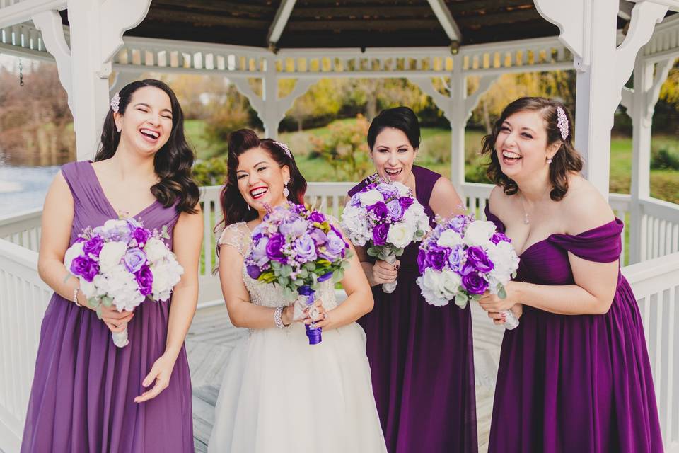 Bride hair and makeup