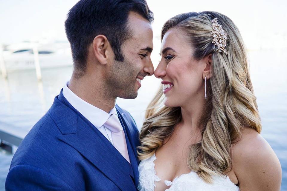 Bride hair and makeup