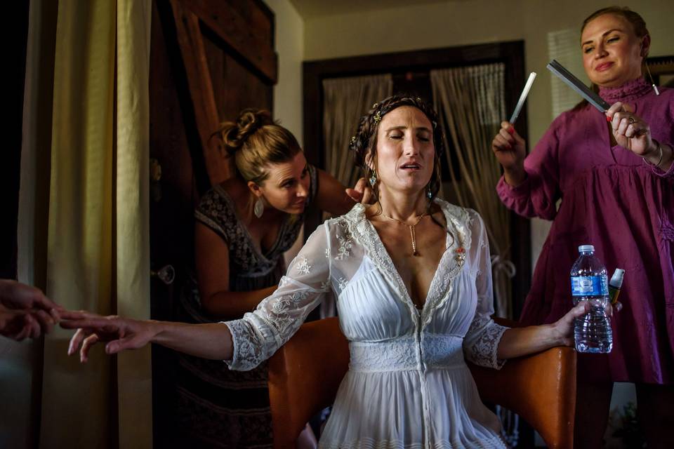Brides maids positive energy