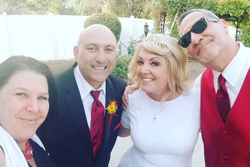 Weddings are always a party!