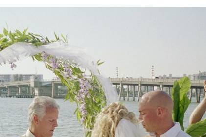 Waterfront wedding