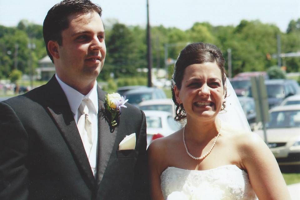 Groom and bride