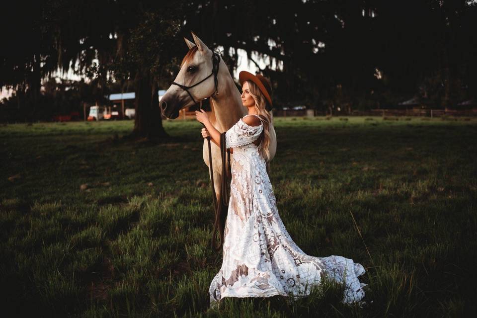 Pose with Horses