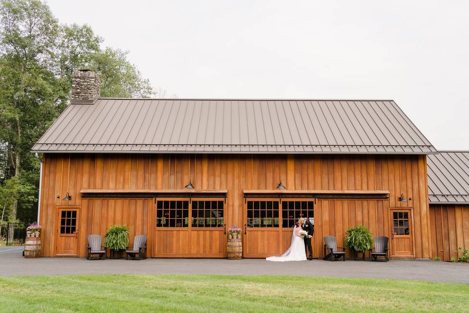 Barn exterior (July)