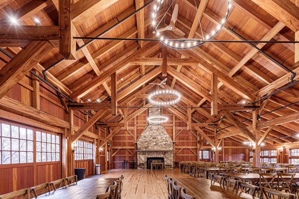 Barn reception space