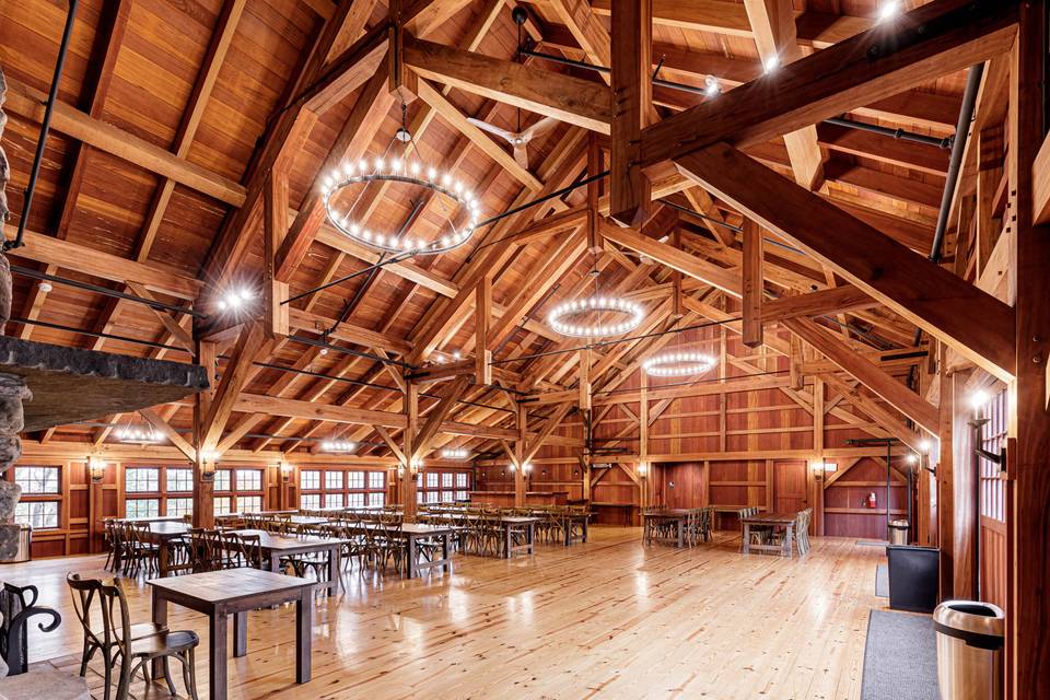 Barn reception space