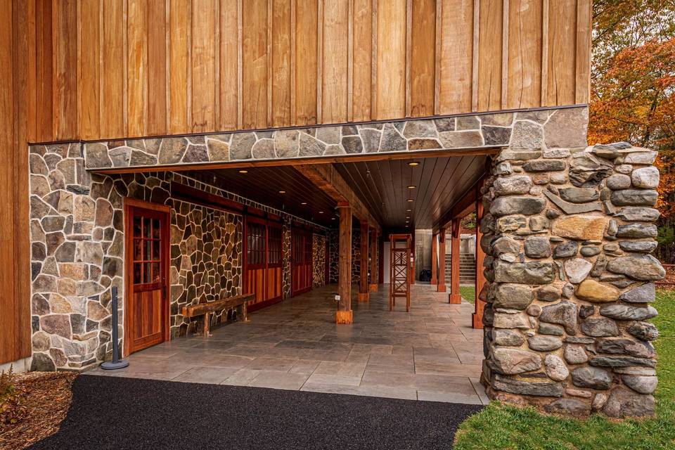 Lower barn patio