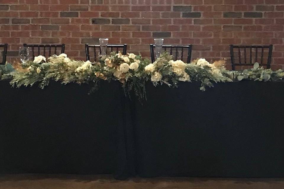 Head table setting