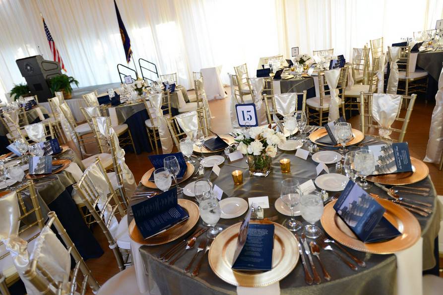 Westminster College President's Dinner, Fall 2014.Chiavari chairs from Lake Party Rentals, Lake of the Ozarks, MO.