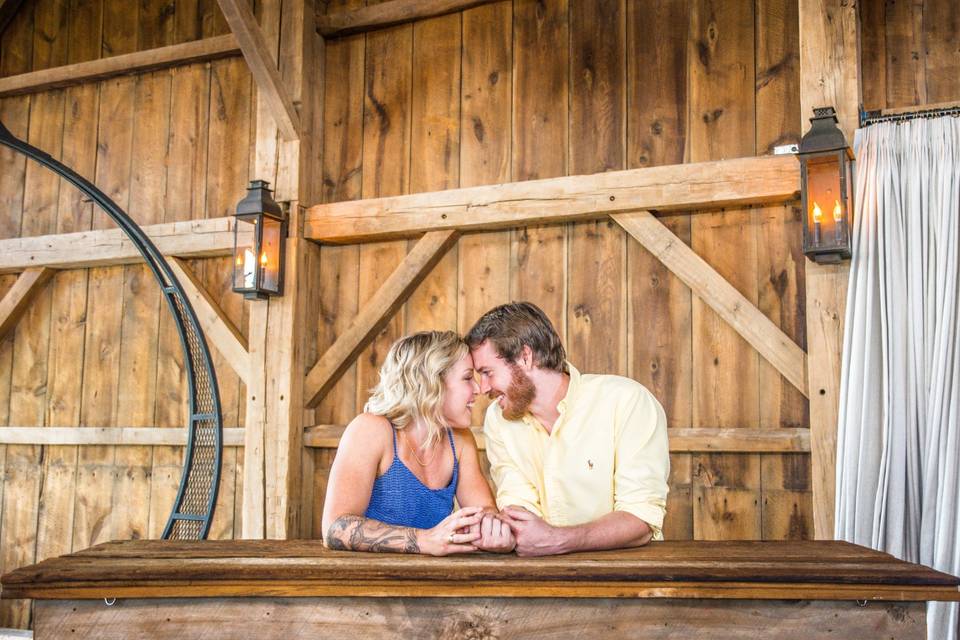 Rustic Engagement Portraits