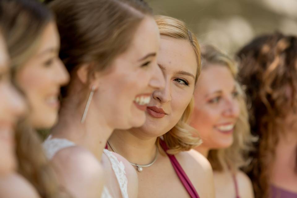 Bridesmaids candid - Mackenzie Rana Photography