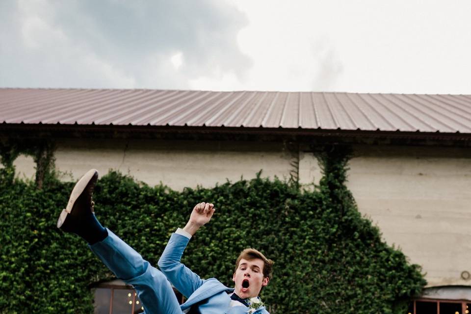 Groomsman fun